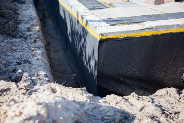 Professional Waterproofing technician working in Beverly, OH